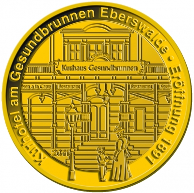 Kurhotel am Gesundbrunnen Eberswalde - Eröffnung 1891