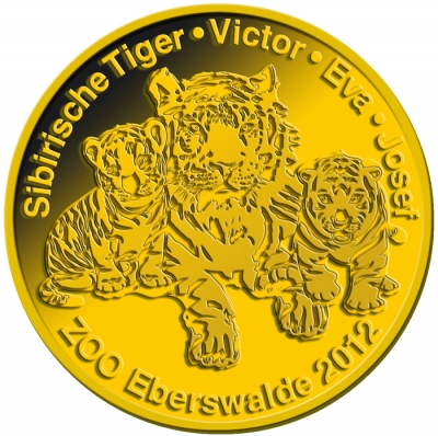 ZOO Eberswalde - Sibirische Tiger Victor, Eva, Josef