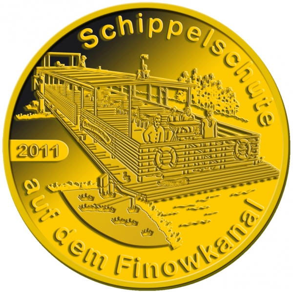 Schippelschute auf dem Finowkanal