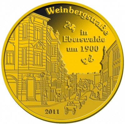 Weinbergstraße in Eberswalde um 1900